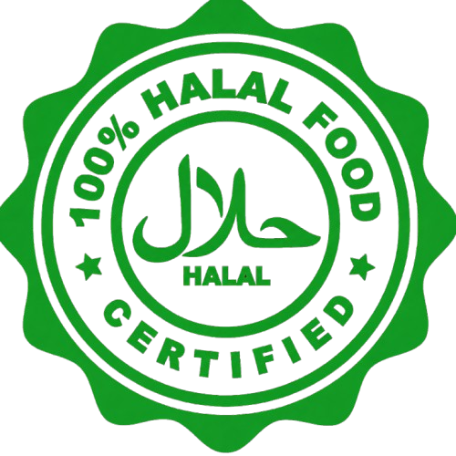 100% Halal Certified